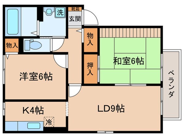 モンテカンパ－ニャＣ棟の物件間取画像